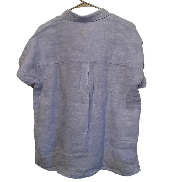 Rachel Roy Relax Fit Linen Women’s Top - Picture 3 of 3